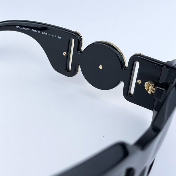 NEW Versace VE4425U MAXI MEDUSA BIGGIE GB1/87 Black Gray Unisex Sunglasses
